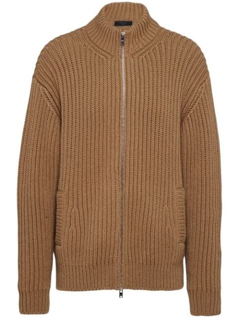 prada zip up cardigan|Prada purses for men.